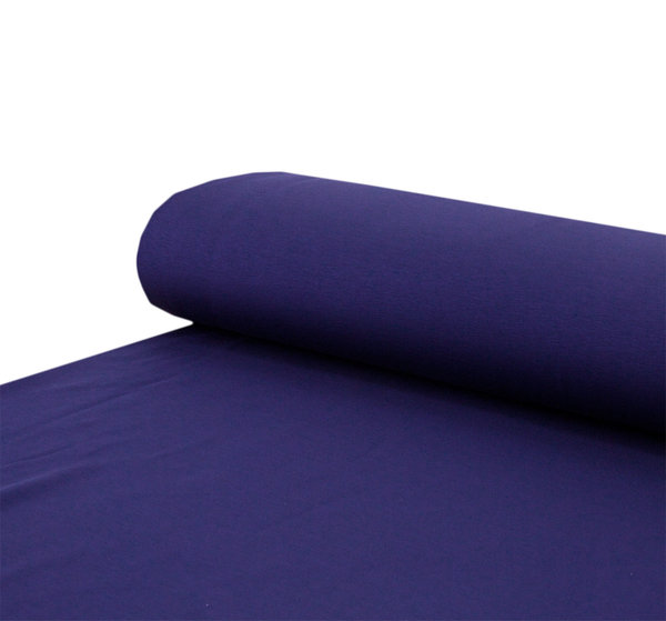 Baumwoll - Sweat Stoff kuschelweich Alpenfleece einfarbig violett lila - Meterware ab 25 cm x 150 cm