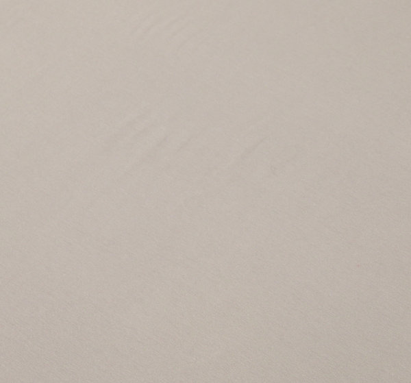 Baumwoll - Jersey Stoff einfarbig taupe - Meterware ab 25 cm x 160 cm