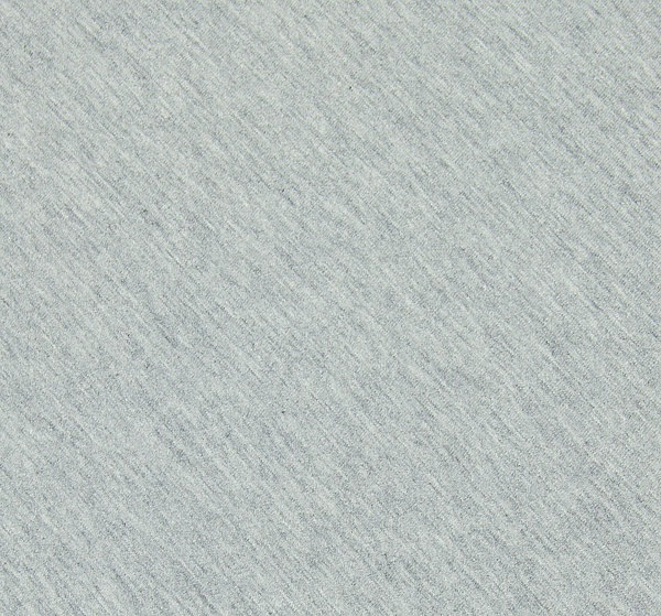 Baumwoll - Stoff French Terry Sommersweat einfarbig hellgrau melange - Meterware ab 25 cm x 150 cm