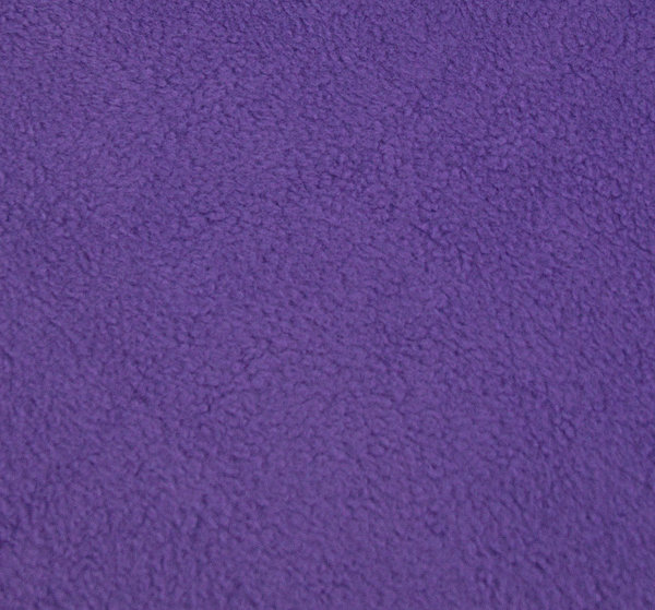 Polar Fleece Stoff Antipilling einfarbig violett  - Meterware ab 25 cm x 150 cm