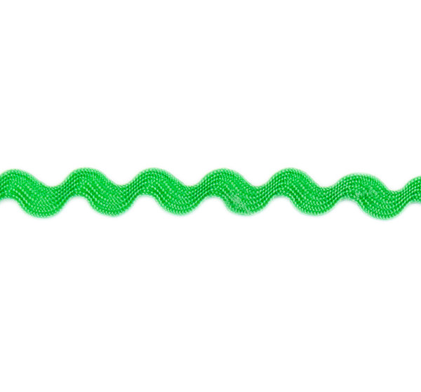 Band Zackenlitze Nähband Stoffband apfelgrün 100 cm - Band zum Basteln und Nähen