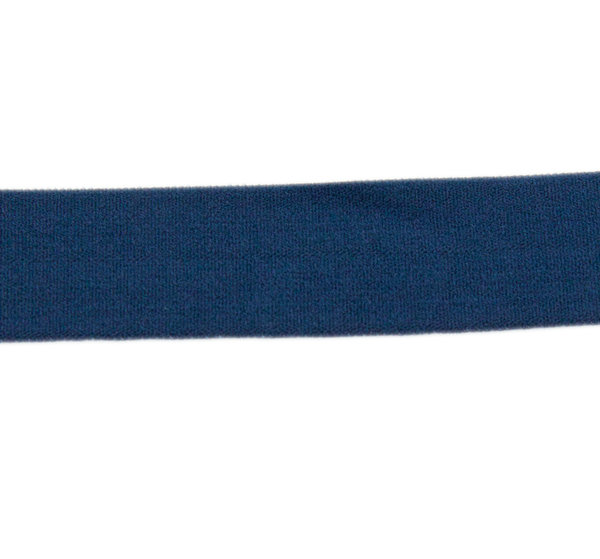 Band Schrägband Nähband Stoffband dunkelblau 100 cm - Band zum Basteln und Nähen