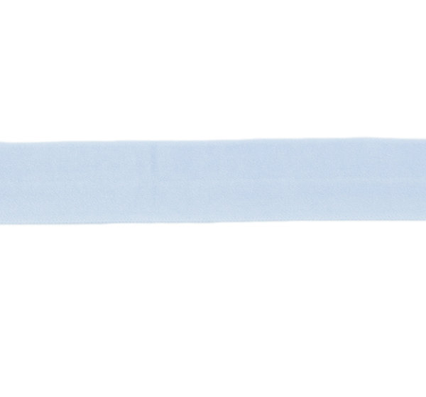 Band Schrägband Nähband Stoffband hellblau 100 cm - Band zum Basteln und Nähen