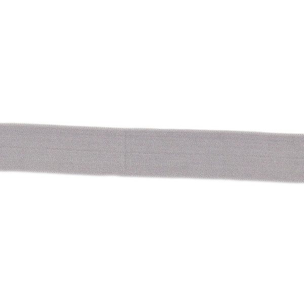 Band Schrägband Nähband Stoffband grau 100 cm - Band zum Basteln und Nähen