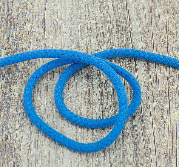Kordel Band Hoodieband Baumwollkordel aqua 100 cm - Band zum Basteln und Nähen