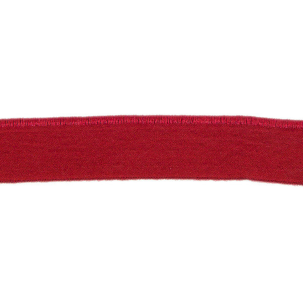 Band elatisches Schrägband Nähband Stoffband dunkelrot 100 cm - Band zum Basteln und Nähen