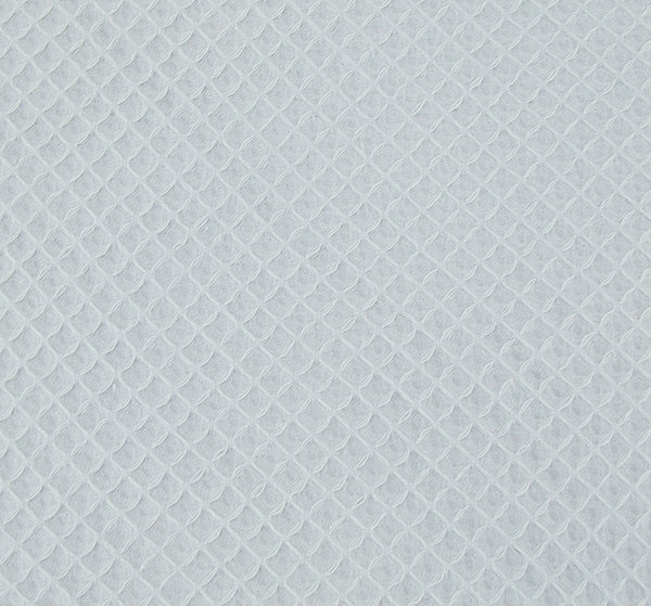 Baumwolle Waffelpique Waffelstoff Waffel einfarbig silbergrau - Meterware ab 25 cm x 150 cm