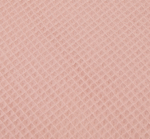 Baumwolle Waffelpique Waffelstoff Waffel einfarbig altrosa - Meterware ab 25 cm x 150 cm