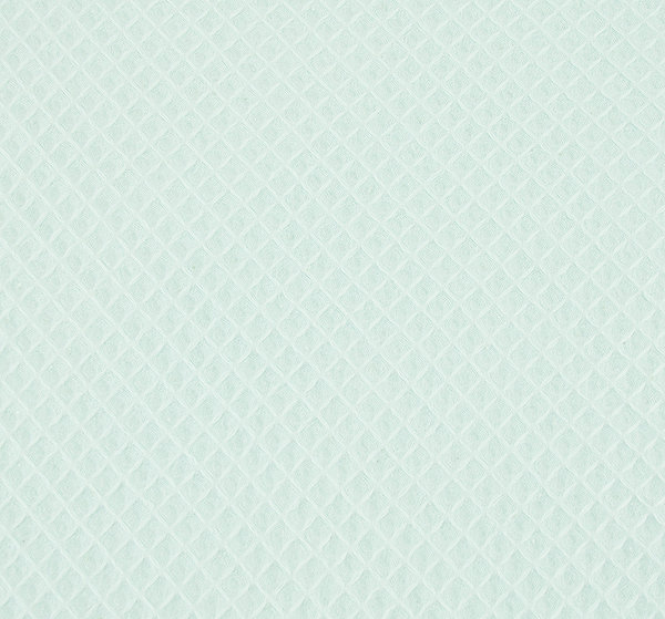 Baumwolle Waffelpique Waffelstoff Waffel einfarbig hellmint - Meterware ab 25 cm x 150 cm