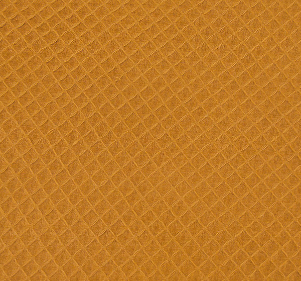 Baumwolle Waffelpique Waffelstoff Waffel einfarbig dunkel ocker - Meterware ab 25 cm x 150 cm