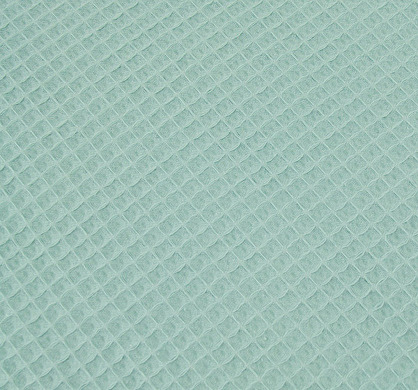 Baumwolle Waffelpique Waffelstoff Waffel einfarbig altgrün - Meterware ab 25 cm x 150 cm