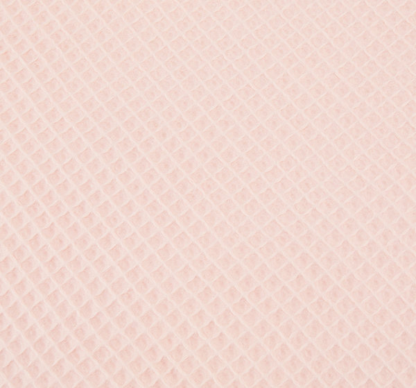 Baumwolle Waffelpique Waffelstoff Waffel einfarbig lachsrosa - Meterware ab 25 cm x 150 cm