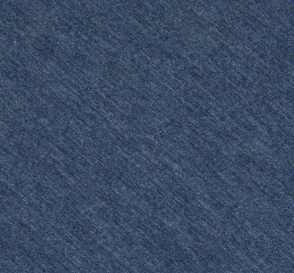 Baumwoll - Jersey Stoff schwarz melange jeansblau - Meterware ab 25 cm x 150 cm