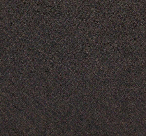 Baumwoll - Jersey Stoff schwarz melange dunkelbraun - Meterware ab 25 cm x 150 cm