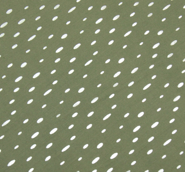 Viskose - Stoff Foil Print Metallic Striche grün - Meterware ab 25 cm x 140 cm