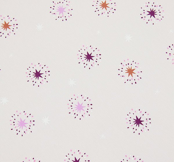 Baumwoll - Jersey Stoff Sterne Sternchen rosa - Meterware ab 25 cm x 145 cm