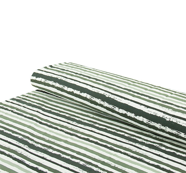Baumwoll - Jersey Stoff große Farbstreifen Streifen grün - Meterware ab 25 cm x 150 cm