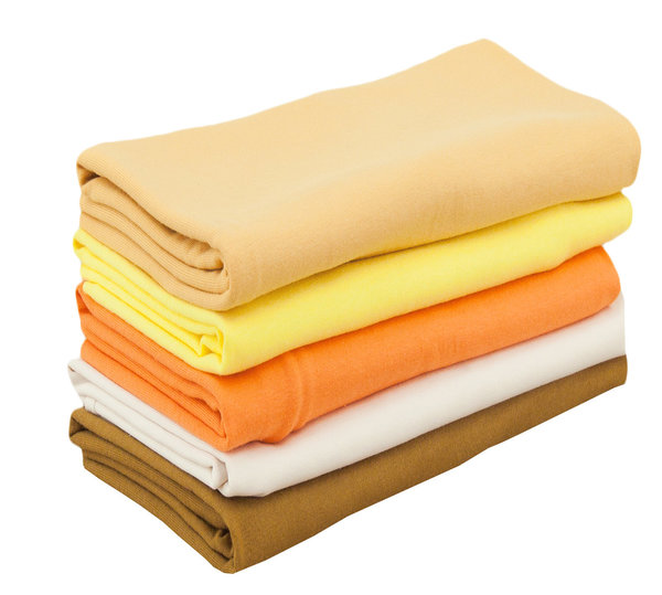 Baumwolle  Jersey Stoff einfarbig SET Pakete Gelbtöne  - 5 x 50 cm x 150 cm
