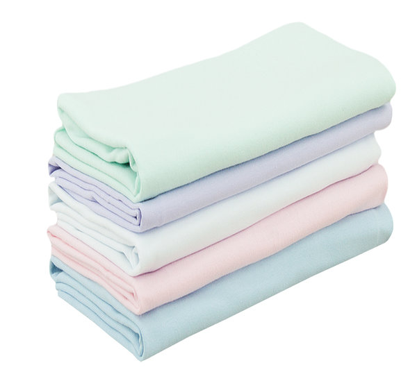 Baumwolle  Jersey Stoff einfarbig SET Pakete Pastelltöne  - 5 x 75 cm x 150 cm